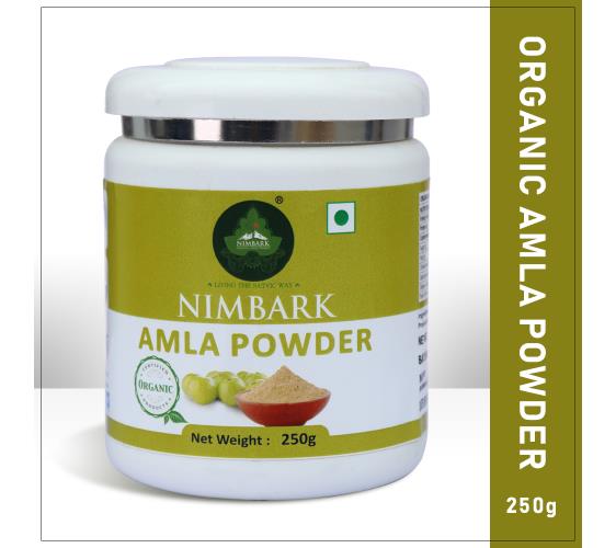 Nimbark Organic Amla Powder | Pure & Natural | Organic Powder | Immunity Powder | Amla Powder 250gm